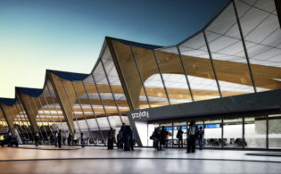 main building - landside