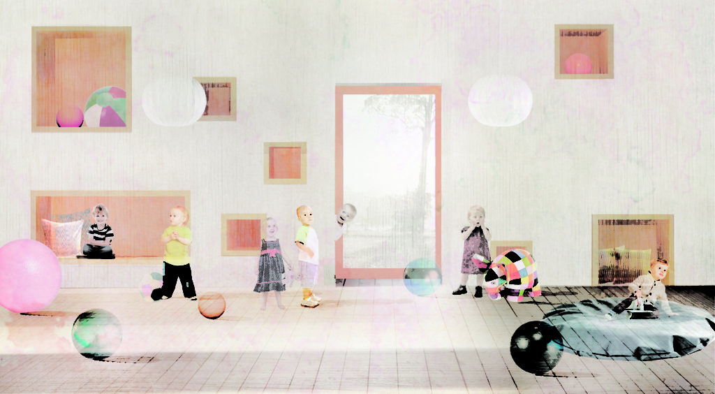 wnętrze sali żłobka