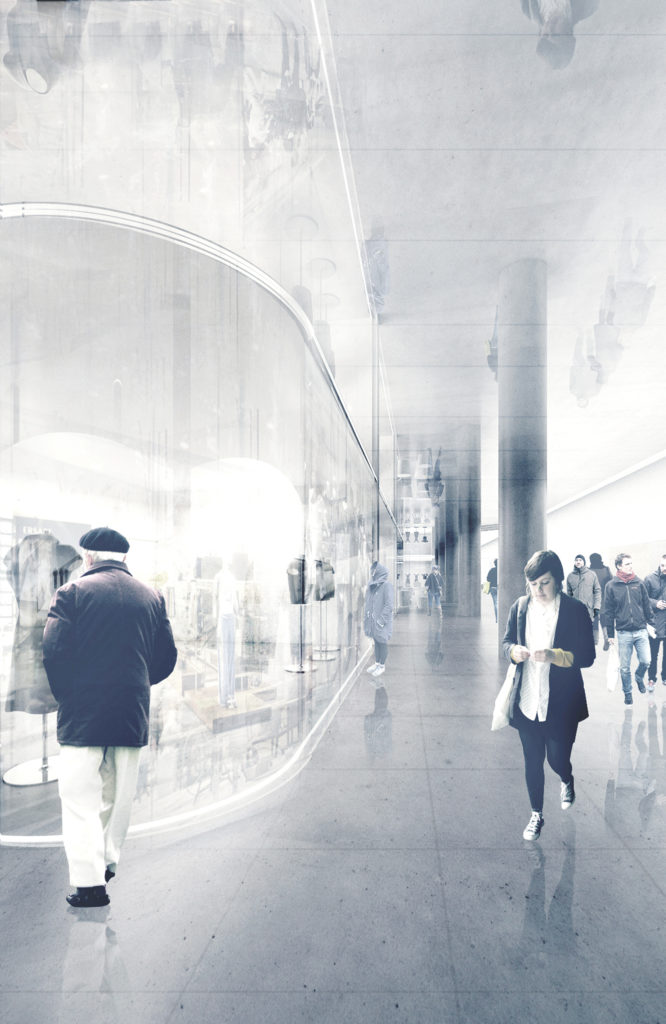 PRZEJŚCIE PODZIEMNE PRZY DWORCU CENTRALNYM W WARSZAWIE