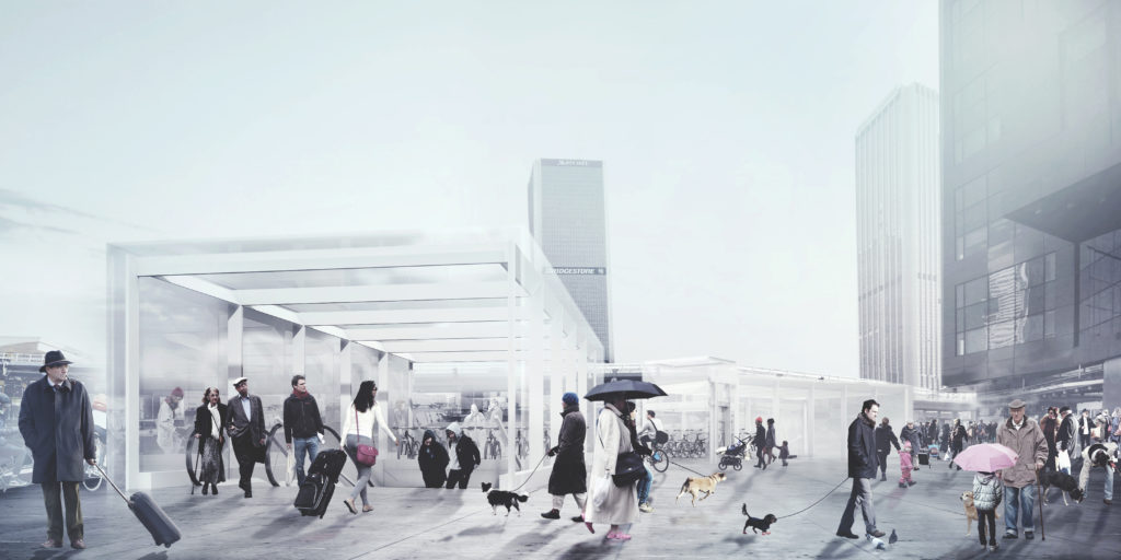 PRZEJŚCIE PODZIEMNE PRZY DWORCU CENTRALNYM W WARSZAWIE