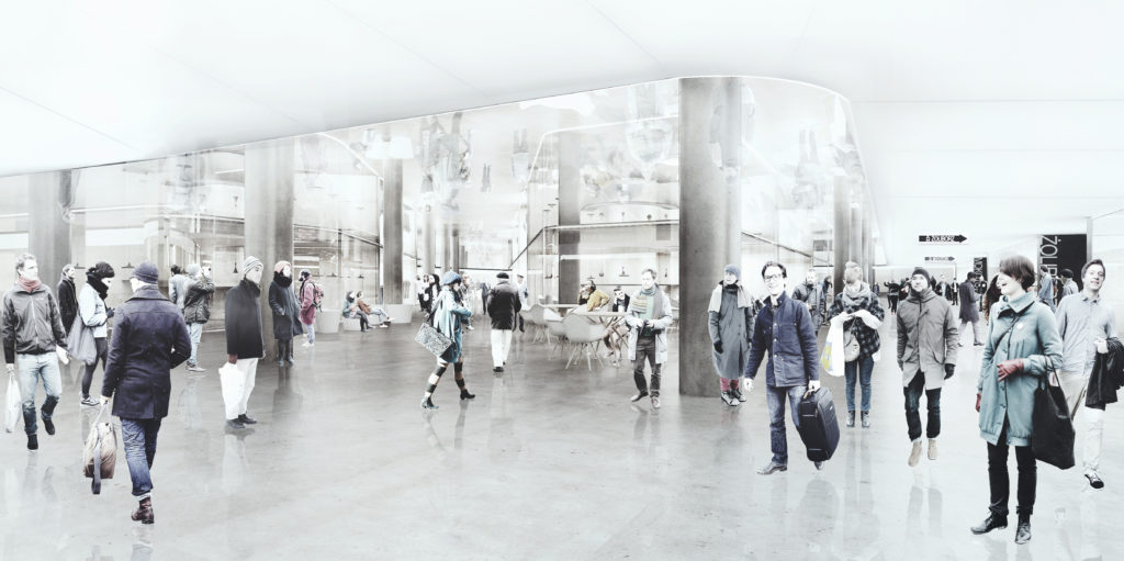 PRZEJŚCIE PODZIEMNE PRZY DWORCU CENTRALNYM W WARSZAWIE