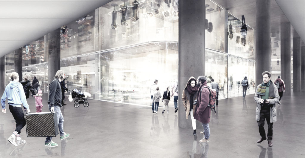 PRZEJŚCIE PODZIEMNE PRZY DWORCU CENTRALNYM W WARSZAWIE