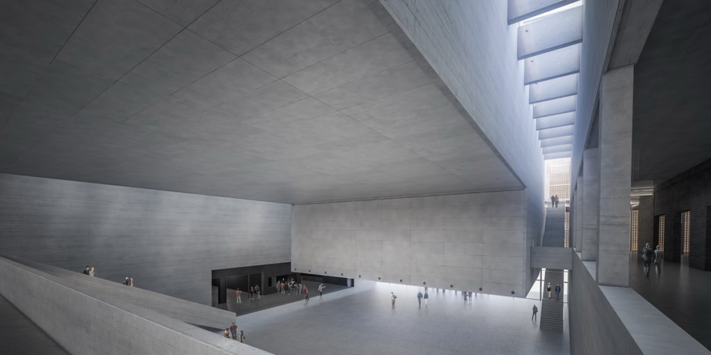 Hall inside the  Main building of MUZEUM