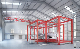 Wojskowa Akademia Techniczna - wizualizacja wnętrza