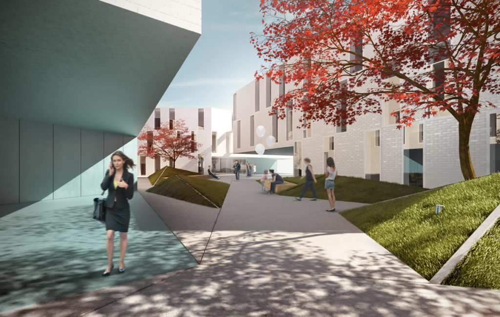 COURTYARD - THE GARDEN OF OFFICE COMPLEX